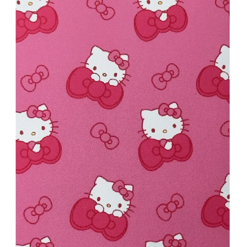 Hello Kitty Faux Rabbit Fur Throw Blanket - Pink Bows 50
